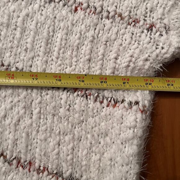 Altar’d State Women's Striped Chunky V-Neck Long Sleeve Sweater Size S/M - Picture 7 of 7